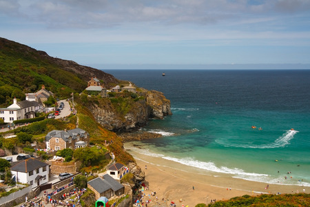 Lifeboat day, Cornwall, UK.の写真素材