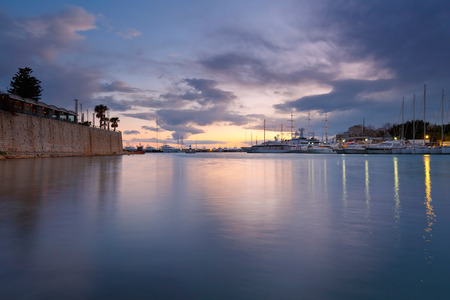 Yachts in Zea Marina in Athens, Greece.の写真素材