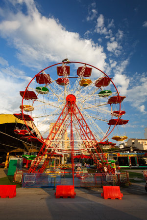 Carnival in the old harbour of Patras Peloponnese Greeceのeditorial素材