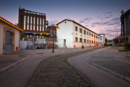 Technopolis, one of the main cultural venues of Athens in the old gasworksのeditorial素材