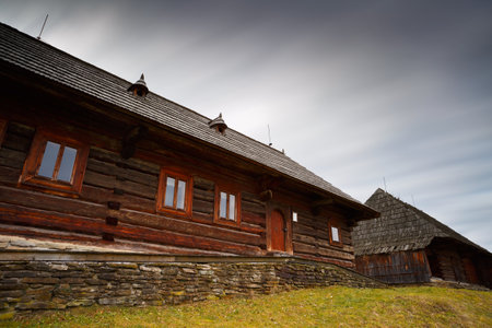 Slovak traditional architecture in Martin, Slovakia.のeditorial素材