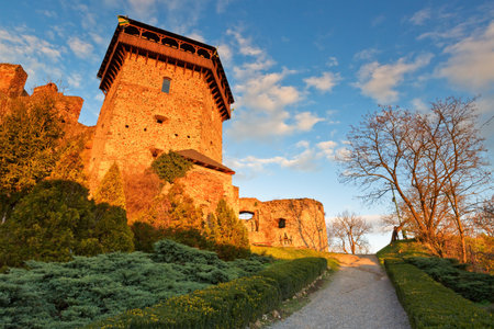 Castle in the town of Filakovo, southern Slovakia.