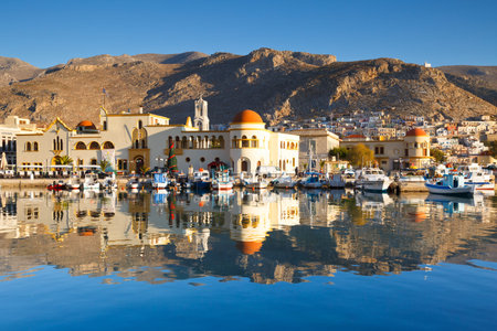 Kalymnos island in Dodecanse archipelago in eastern Aegean.のeditorial素材