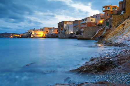 Town of Ermoupoli on Syros island.