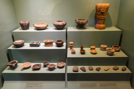 Exposition of Archaeological Museum of Chania, Greece.のeditorial素材