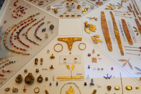 Exposition of Archaeological Museum in Heraklion, Greece.のeditorial素材