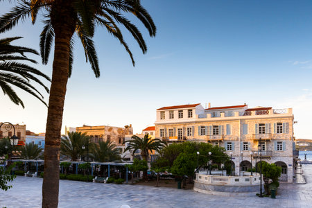 Ermoupoli town on Syros island in Cyclades, Greece.のeditorial素材