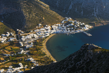 View of Kamares village from the church of Agios Symeon.の写真素材