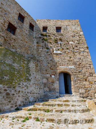 Castle on Skyros island in Greece.のeditorial素材