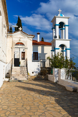 Monastery near Pythagorio town on Samos island, Greece.のeditorial素材