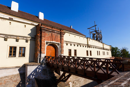 Spilberk castle in city of Brno, Czech Republic.のeditorial素材