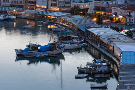 Athens, Greece - Novembre 19, 2018: View of Mikrolimano marina in Piraeus, Athens.のeditorial素材