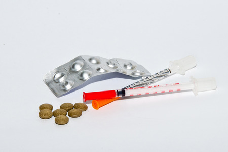 Drugs or injectionsの写真素材