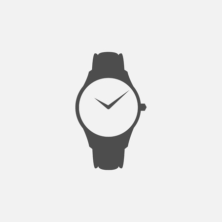 A Vector symbol of clock web line isolated iconのイラスト素材