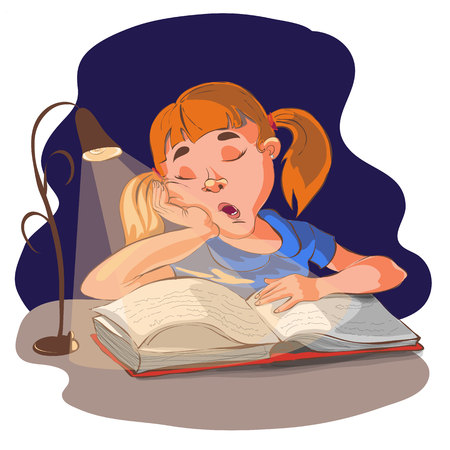 Cool Illustration of a Girl.のイラスト素材