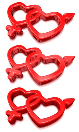St Valentine Day Greeting Card Heartsの写真素材