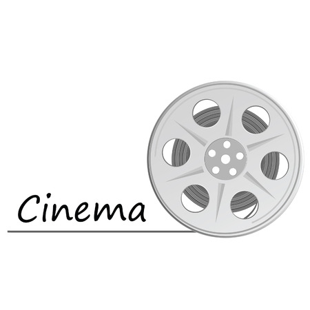 cinema icon vector illustration on a whiteのイラスト素材