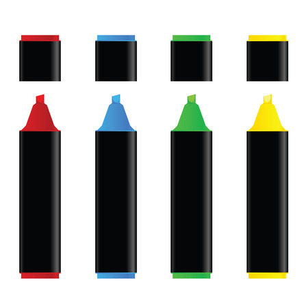 markers vector illustrationのイラスト素材