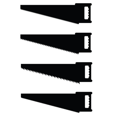 saw set vector illustrationのイラスト素材