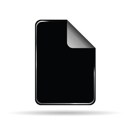 stickers black vector illustrationのイラスト素材