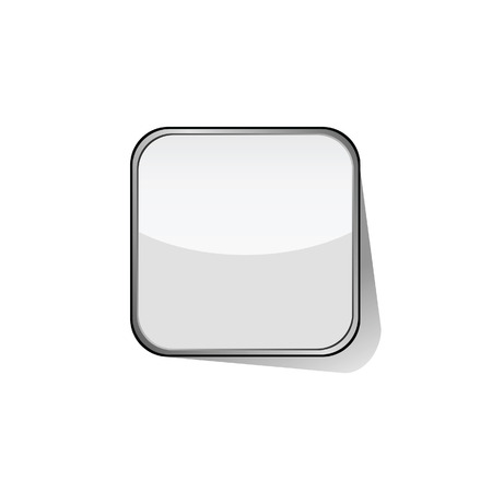 stickers white vector illustrationのイラスト素材