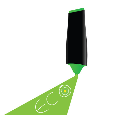 eco marker vector illustrationのイラスト素材