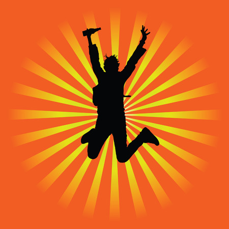 girl party vector silhouette illustration part twoのイラスト素材