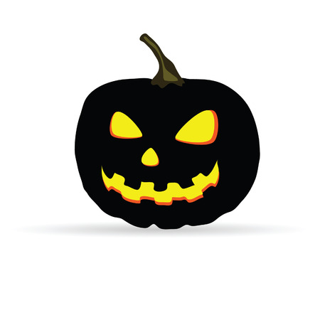 halloween vector illustration on a white backgroundのイラスト素材