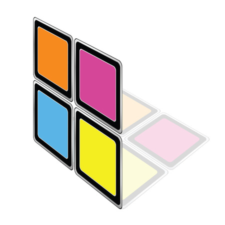 solar panels vector illustration part fourのイラスト素材