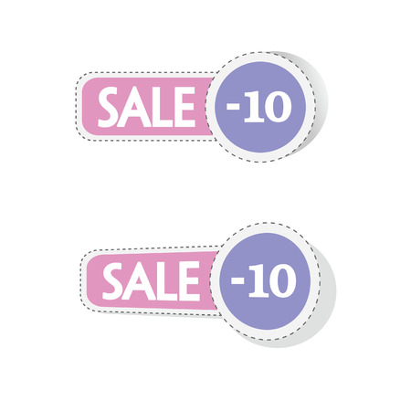 sale color vector illustrationのイラスト素材
