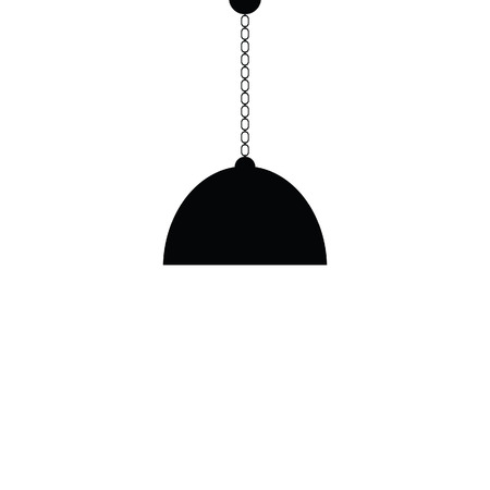 chandelier black vectorのイラスト素材