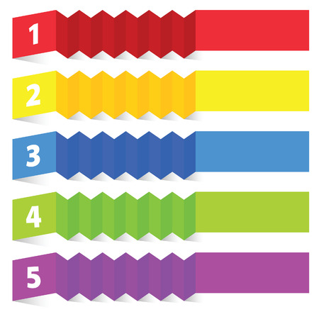 tag label vector in colorful illustrationのイラスト素材