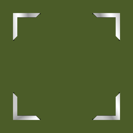 photo frame green vector illustrationのイラスト素材