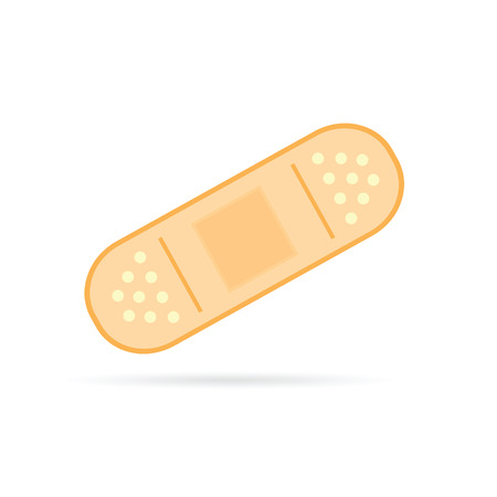 bandage color vector illustrationのイラスト素材