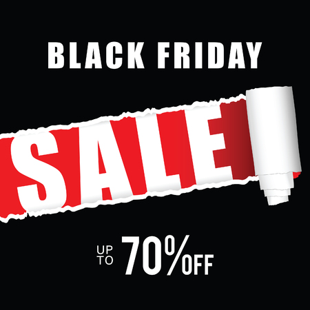 Black friday icon sale illustration in colorfulのイラスト素材