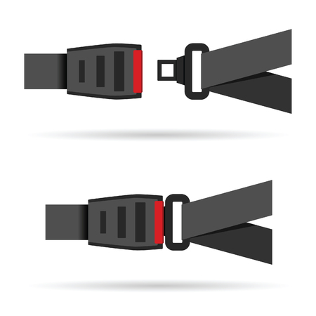 seat belt icon art illustrationのイラスト素材