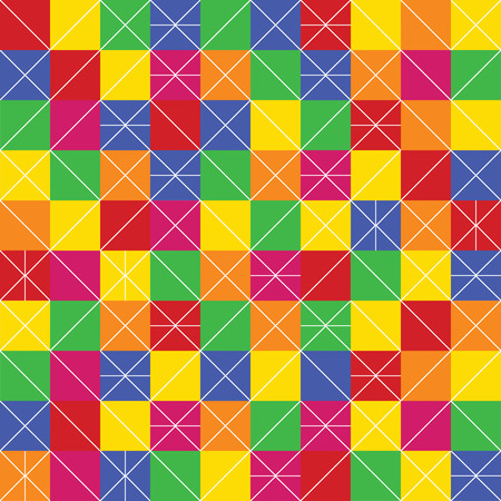 abstract vintage background with five colors vectorのイラスト素材