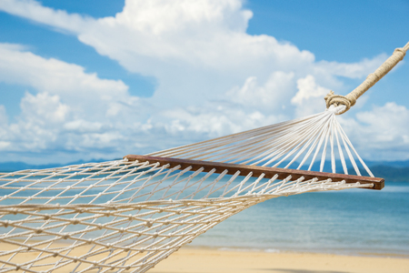 Beach stretcher on the beachの写真素材