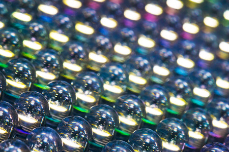 Selective focus and Close up of led diode panel light colourfullの写真素材