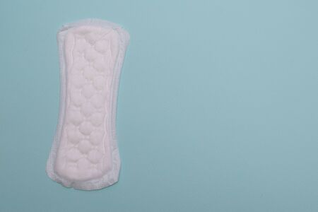 close up of woman hygiene protection on white background with clipping pathの写真素材