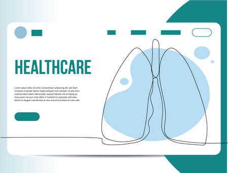 Outline Landing Page Doctor Consultation. Different Free Available Medical Specialist. Professional Telemedicine and Healthcare. Cartoon Design Illustration. Vector illustrationのイラスト素材