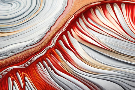 Marble abstract acrylic background. Marbling artwork texture. Agate ripple pattern. Gold powder. liquid marble art. color texture. Generate AIの素材