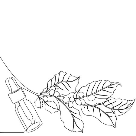 Skin care concept. Landing page template. Morning routine. Bath time. Organic products for scrubbing and body skin care with natural herbal skin care products, top view. Vector illustrationのイラスト素材