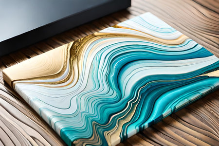 Marble abstract acrylic background. Marbling artwork texture. Agate ripple pattern. Gold powder. liquid marble art. color texture. Generate AIの素材