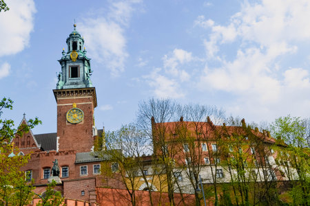 Krakow Poland May 03, 2021 The royal castle at Wawel in Krakow. High quality photoの写真素材