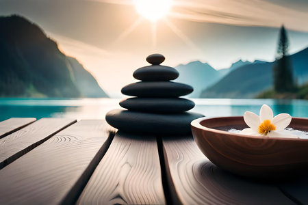 Skin care concept. Landing page template. Morning routine. Bath time. Organic products for scrubbing and body skin care with natural herbal skin care products, top viewの素材