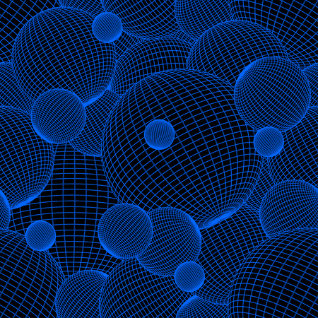 Diskoball neon background pattern abstract line designのイラスト素材