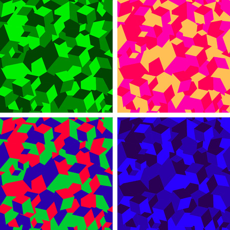 Pattern cube background abstract geometric seamless creattive setのイラスト素材