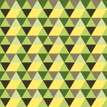 romb pattern  triangle texture yellow green blackのイラスト素材