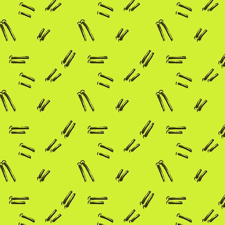 Vector Hand Drawn Tribal green Pattern.Trendy Abstract signs With Geometric lines And Aztec Decor Elements For Banners, Wallpaper, Posters, Web And Phone Case.のイラスト素材